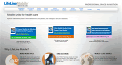 Desktop Screenshot of lifelinemobile.com